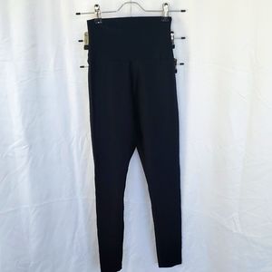 American Apparel High Waist Shiny Black Legging size Small